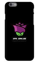 Cover Iphone (Rosa viola con scritta)