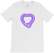 Centered Purple Heart T-Shirt