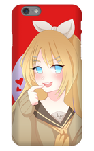 miko_ribbit iPhone Phone Cases (art by dellelone)