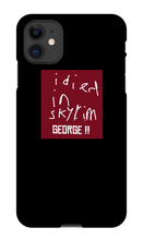 Knick's art on phonecase