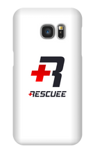 RESCUEE Samsung Phone Case Black and Red Logo