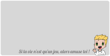 Tapis de souris - La vie n'est qu'un jeu