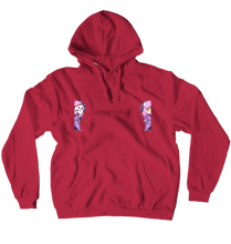Kitsune Diablow vs Chibi Diablow Hoodie