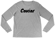 caviar long sleeve (black writing)