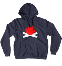 Beach Bonfires Logo Dark Hoodie