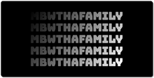 mbwthafamily XXL Gaming Mousepad