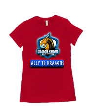 Dragon Knight Slogin tshirt-women