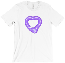Centered Purple Heart T-Shirt