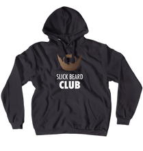 Slick Beard Club Hoodies (No-Zip/Pullover)