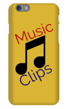 music clips iPhone Phone Cases