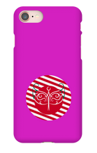 Fae's Xmas iPhone Case Candy Cane Red