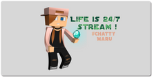 ChattyMaru XXL Gaming Mousepad LIFE