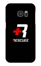 RESCUEE Samsung Phone Case White and Red Logo