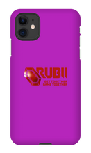 Rubii iPhone Phone Cases (red logo)