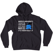 Meeple University Hoodies 1 (No-Zip/Pullover)
