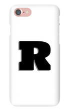 Ryan Syed iPhone Case Black Logo