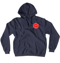 Nat 20 Red Logo - Hoodie