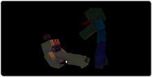 ItzJustPug attacked by zombie XXL Gaming Mousepad