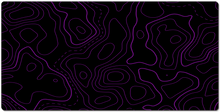 Purple Topographic XXL Gaming Mousepad