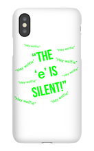 Silent "e" iPhone Phone Case