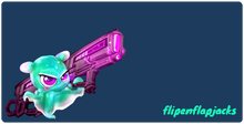 flipen (R) pew pew deskmat