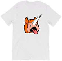 E1nhornlama T-Shirt Logo auf Rücken