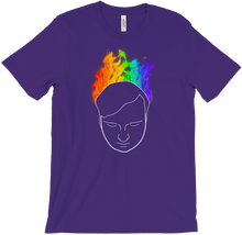 T Shirt - Rainbow Flames