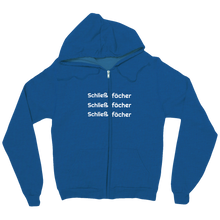 Reißverschluss Hoodie - Schließfächer