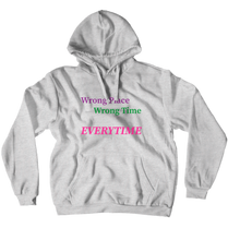 Wrong Place Colored Hoodies (No-Zip/Pullover)