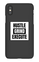 HUSTLE GRIND EXECUTE iPhone Phone Cases