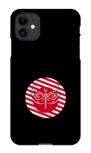 Fae's Xmas iPhone Case Candy Cane Red