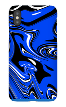 xittlesmousepads iPhone case blue