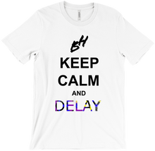 Keep calm and delay (black)