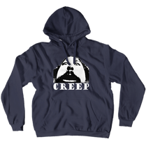 Creep white text Hoodies (No-Zip/Pullover)