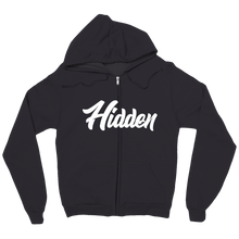 Hidden 'White' Zip Hoodie