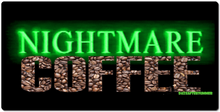 Nightmare Coffee House XXL Gaming Mousepad