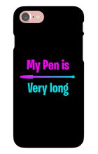 My pen is very long  Iphone case