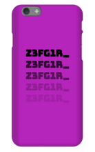 Z3FG1R_ Black Text Iphone Cases