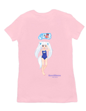 KiyomiKitsune Vtuber tshirt-women-back