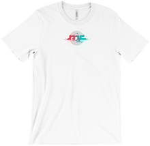Moon Frog Pink Turquoise Emblem T-Shirts