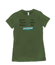 womens tshirt havin fun