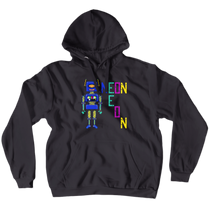 Neon Robot Hoodie