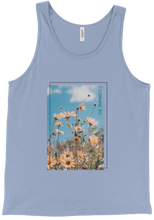 flower child tank with black deets