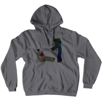 ItzJustPug attacked by zombie  Hoodies (No-Zip)