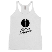 Flash Sphere Black Logo Women Racerback