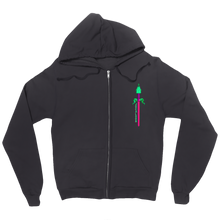 Skull Sword Zip Up Hoodie
