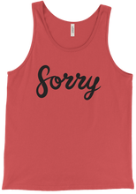sorrry Tank Top