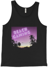 Beach Gaming Neon Sunset Tank Top