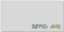 daddel_club XXL Gaming Mousepad (gelb grün Logo)