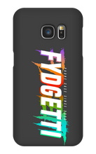 FYDGETTI White Text Design Samsung Phone Case